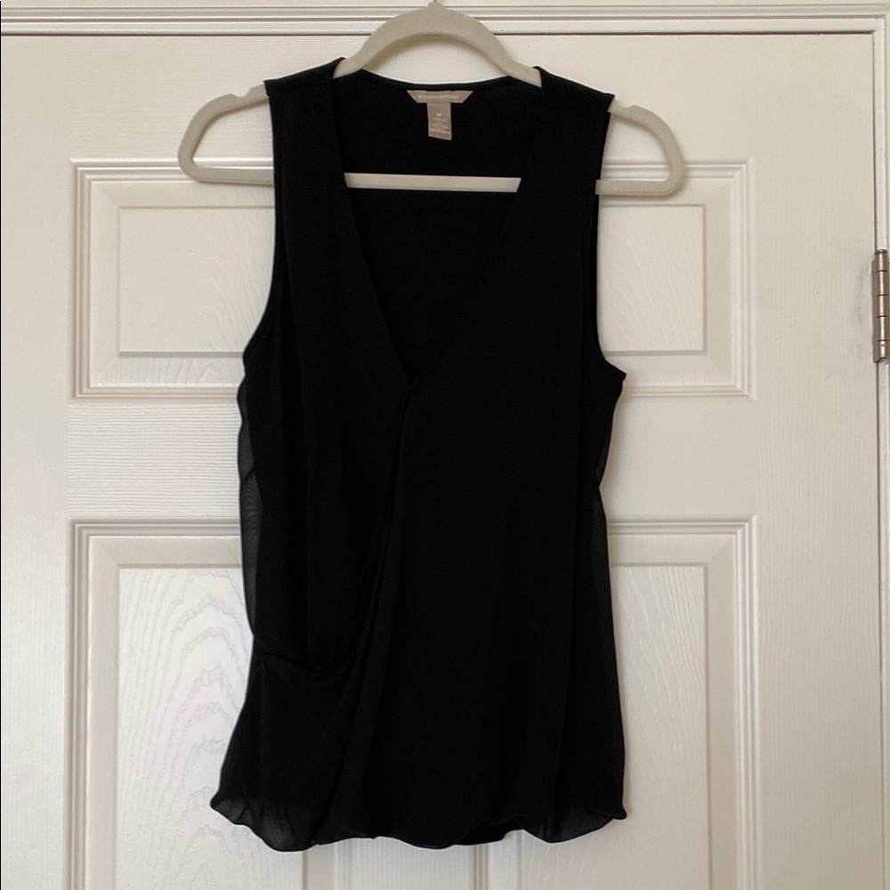 Banana Republic Black Sleeveless Blouse